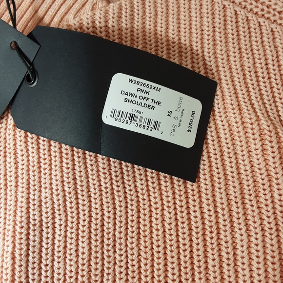 Rag & Bone Dawn Pink Knit Sweater Womens Small - Picture 7 of 11